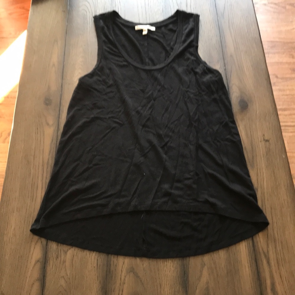 Black tank top